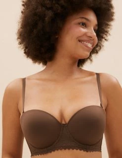 Flash Sale 👍 M&S Collection Bras Sumptuously Soft™ Padded Strapless Bra A-E ❤️ -Women's Holiday Shop Sales SD 02 T33 2724 RY X EC 0