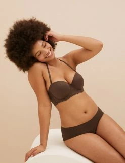 Flash Sale 👍 M&S Collection Bras Sumptuously Soft™ Padded Strapless Bra A-E ❤️ -Women's Holiday Shop Sales SD 02 T33 2724 RY X EC 3