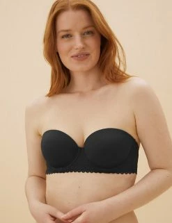 Flash Sale 👍 M&S Collection Bras Sumptuously Soft™ Padded Strapless Bra A-E ❤️ -Women's Holiday Shop Sales SD 02 T33 2724 Y0 X EC 2