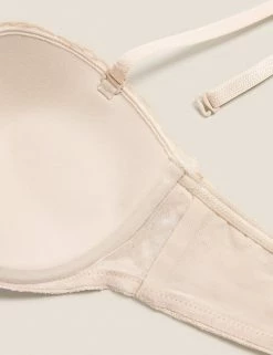 Hot Sale 💯 M&S Collection Bras Lace Padded Bandeau Strapless Bra A-E ⌛ -Women's Holiday Shop Sales SD 02 T33 2959A AX X EC 5