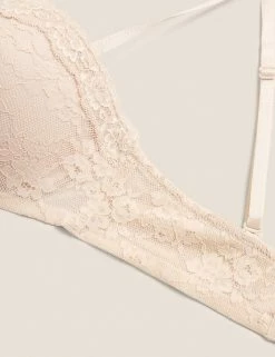 Hot Sale 💯 M&S Collection Bras Lace Padded Bandeau Strapless Bra A-E ⌛ -Women's Holiday Shop Sales SD 02 T33 2959A AX X EC 6