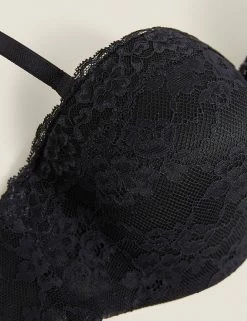 Hot Sale 💯 M&S Collection Bras Lace Padded Bandeau Strapless Bra A-E ⌛ -Women's Holiday Shop Sales SD 02 T33 2959A Y0 X EC 6