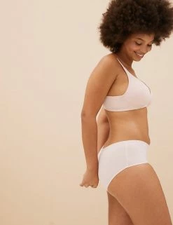 Cheapest 🎉 M&S Collection Lingerie 3pk Non Wired Plunge T-Shirt Bras A-E 🥰 -Women's Holiday Shop Sales SD 02 T33 3276 D6 X EC 1