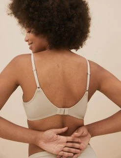 Cheapest 🎉 M&S Collection Lingerie 3pk Non Wired Plunge T-Shirt Bras A-E 🥰 -Women's Holiday Shop Sales SD 02 T33 3276 LA X EC 1