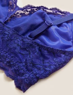 Budget ⌛ M&S Collection Lingerie Lace Non Wired Bralette A-E 🌟 -Women's Holiday Shop Sales SD 02 T33 7039 QV X EC 6