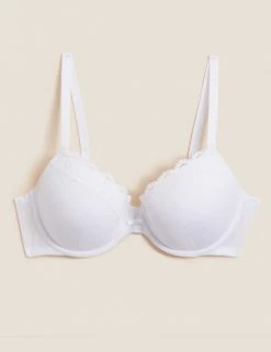 Discount 👏 M&S Collection Bras Lace Padded Plunge Wired Bra A-E 🤩 -Women's Holiday Shop Sales SD 02 T33 8712 Z0 X EC 90