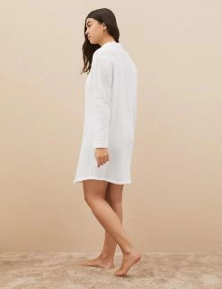 Cheap ⭐ M&S Collection Nightdresses Pure Cotton Muslin Rever Nightshirt ⭐ 9 Cheap ⭐ M&S Collection Nightdresses Pure Cotton Muslin Rever Nightshirt ⭐ -Women's Holiday Shop Sales SD 02 T37 3173M Z0 X EC 3