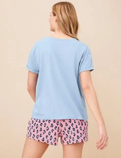 Promo ✔️ M&S Collection Pyjamas Pure Cotton Shortie Pyjama Set 🔥 12 Promo ✔️ M&S Collection Pyjamas Pure Cotton Shortie Pyjama Set 🔥 -Women's Holiday Shop Sales SD 02 T37 4480F E4 X EC 4