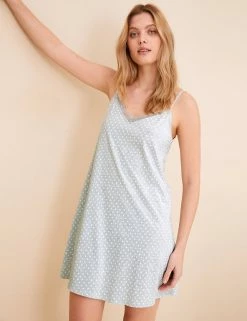 Best Sale 😍 M&S Collection Nightdresses Cool Comfort™ Cotton Modal Chemise 💯