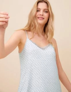 Best Sale 😍 M&S Collection Nightdresses Cool Comfort™ Cotton Modal Chemise 💯 6 Best Sale 😍 M&S Collection Nightdresses Cool Comfort™ Cotton Modal Chemise 💯 -Women's Holiday Shop Sales SD 02 T37 5047C T4 X EC 1