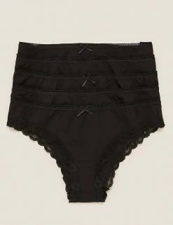 Deals ✔️ M&S Collection 5pk Cotton Lycra® Brazilian Knickers 🔥