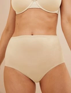 Flash Sale 🌟 M&S Collection Knickers 5pk No VPL Microfibre Full Briefs ❤️ -Women's Holiday Shop Sales SD 02 T61 4104 AX X EC 1