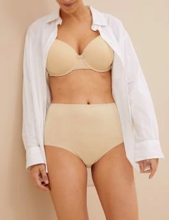 Flash Sale 🌟 M&S Collection Knickers 5pk No VPL Microfibre Full Briefs ❤️ -Women's Holiday Shop Sales SD 02 T61 4104 AX X EC 90
