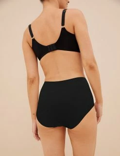 Flash Sale 🌟 M&S Collection Knickers 5pk No VPL Microfibre Full Briefs ❤️ -Women's Holiday Shop Sales SD 02 T61 4104 Y0 X EC 2