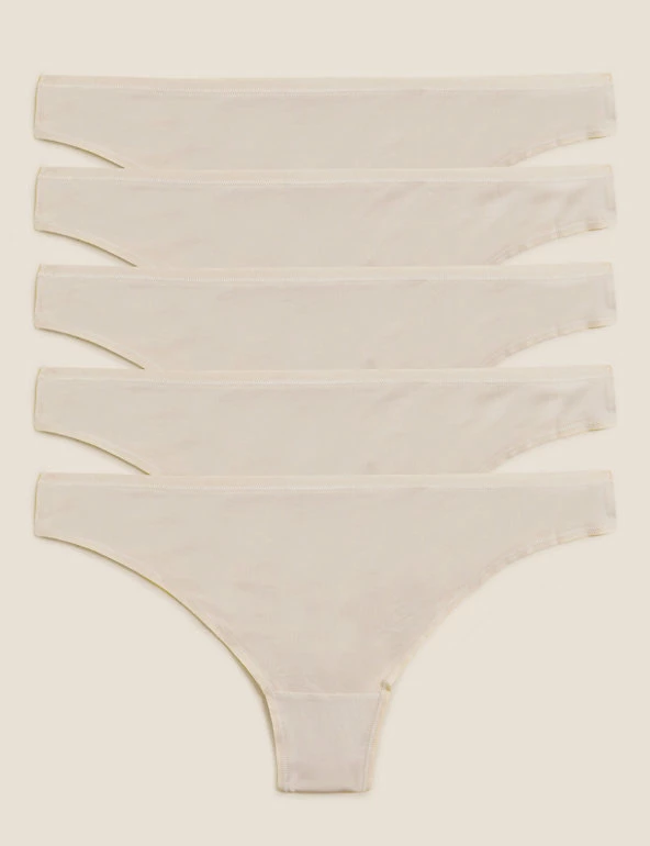 Best Sale ✨ M&S Collection Knickers 5pk No VPL Microfibre Low Rise 🩴 Thongs 🛒 6 Best Sale ✨ M&S Collection Knickers 5pk No VPL Microfibre Low Rise 🩴 Thongs 🛒 - Image 6