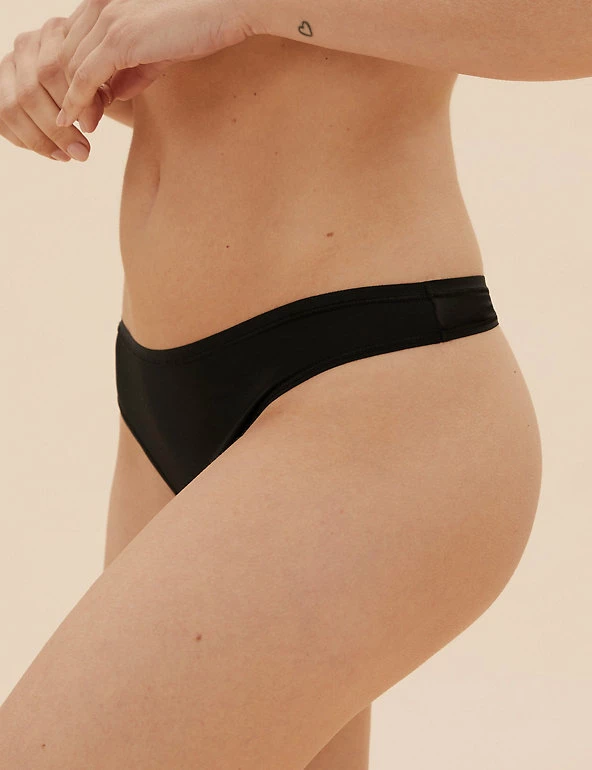 Best Sale ✨ M&S Collection Knickers 5pk No VPL Microfibre Low Rise 🩴 Thongs 🛒 3 Best Sale ✨ M&S Collection Knickers 5pk No VPL Microfibre Low Rise 🩴 Thongs 🛒 - Image 3