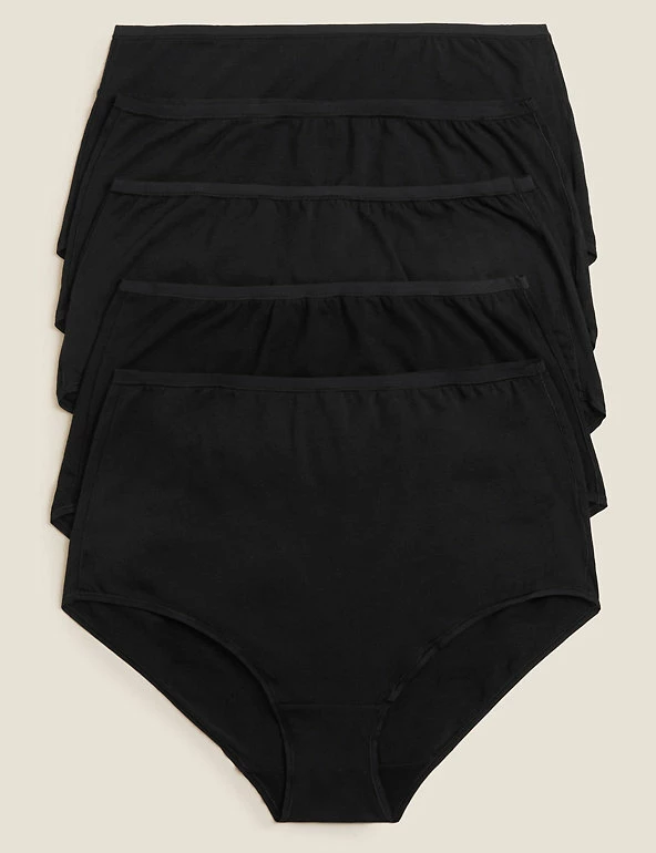Cheap ๐ M&S Collection Knickers 5pk No VPL Cotton Modal Full Briefs ๐ 1 Cheap ๐ M&S Collection Knickers 5pk No VPL Cotton Modal Full Briefs ๐