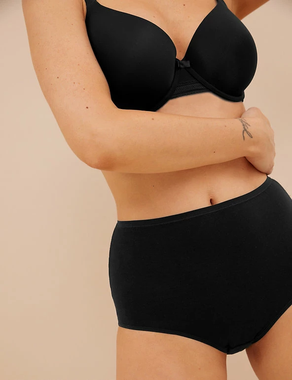 Cheap ๐ M&S Collection Knickers 5pk No VPL Cotton Modal Full Briefs ๐ 2 Cheap ๐ M&S Collection Knickers 5pk No VPL Cotton Modal Full Briefs ๐ - Image 2