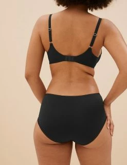 New ⌛ M&S Collection 5pk Cotton Lycra® Midi Knickers ✔️ -Women's Holiday Shop Sales SD 02 T61 4933P Y0 X EC 2