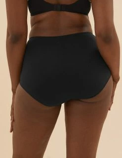 Outlet 👍 M&S Collection Knickers 7pk Pure Cotton High Rise Full Briefs ✔️ -Women's Holiday Shop Sales SD 02 T61 5029F Y0 X EC 2