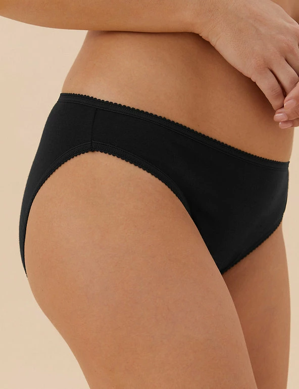 Cheap ๐ M&S Collection 7pk Pure Cotton Low Rise ๐ Bikini Knickers ๐งจ 3 Cheap ๐ M&S Collection 7pk Pure Cotton Low Rise ๐ Bikini Knickers ๐งจ - Image 3