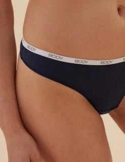 Brand new ✨ Knickers 5pk Supima Cotton Body 🩴 Thongs 🥰 -Women's Holiday Shop Sales SD 02 T61 7057T F4 X EC 1