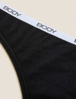 Brand new ✨ Knickers 5pk Supima Cotton Body 🩴 Thongs 🥰 -Women's Holiday Shop Sales SD 02 T61 7057T Y4 X EC 5