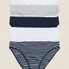 Outlet ❤️ 5pk Supima Cotton Body High Leg Knickers 💯