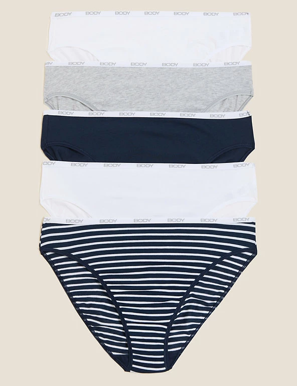 Outlet โค๏ธ 5pk Supima Cotton Body High Leg Knickers ๐ฏ 1 Outlet โค๏ธ 5pk Supima Cotton Body High Leg Knickers ๐ฏ