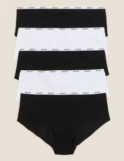 Hot Sale ✔️ Multipack Knickers 5pk Supima Cotton Body Low Rise Shorts 🌟