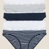 Best reviews of 🥰 Multipack Knickers 5pk Supima Cotton Body Logo Low Rise 👙 Bikini Knickers ❤️