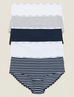 Flash Sale 👍 Multipack Knickers 5pk Supima Cotton Body Knicker Shorts 🥰