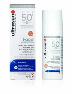 Cheap 👍 Ultrasun Sun Cream Tinted Anti Pigmentation Face SPF 50+ 50ml 😉 -Women's Holiday Shop Sales SD 07 T23 3456T NC X EC 2
