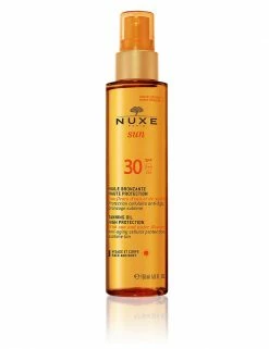 Best Pirce ❤️ NUXE Tanning Oil For Face & Body SPF30 150ml 😀