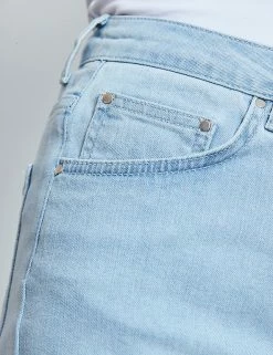 Flash Sale 🥰 SOSANDAR Denim Cut Off High Waisted Shorts ✔️ -Women's Holiday Shop Sales SD 08 T83 4157 HD X EC 4