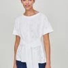 Flash Sale 🔥 White Stuff Women Pure Cotton Brodierie T-Shirt 🔔
