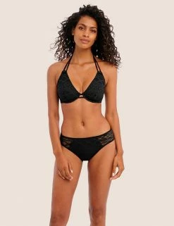 New ✨ Freya 👙 Bikinis Sundance Plunge Halterneck 👙 Bikini Top 🌟 -Women's Holiday Shop Sales SD 10 T13 1020 Y0 X EC 1