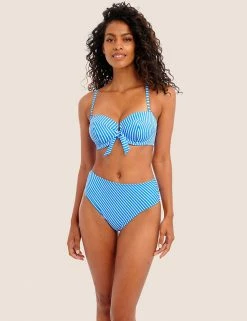 Best deal 🧨 Freya 👙 Bikinis Beach Hut High Waisted 👙 Bikini Bottoms 😀 -Women's Holiday Shop Sales SD 10 T13 1026 E4 X EC 1