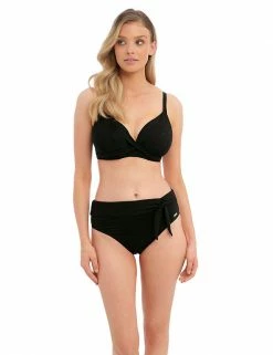 Best deal 🔥 Fantasie 👙 Bikinis Ottawa Textured High Waisted 👙 Bikini Bottoms ⭐ -Women's Holiday Shop Sales SD 10 T13 1602 Y0 X EC 1