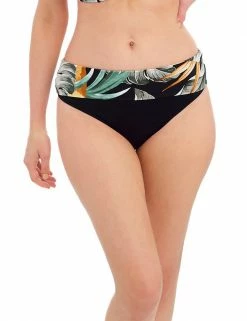 Cheapest 👏 Fantasie 👙 Bikinis Bamboo Grove Botanical Roll Top 👙 Bikini Bottoms 🎉 -Women's Holiday Shop Sales SD 10 T13 2605 Y4 X EC 3