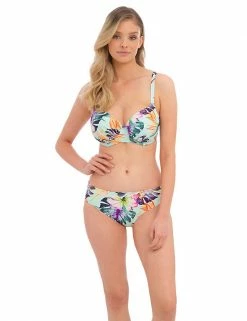 Outlet 👏 Fantasie 👙 Bikinis Paradiso Floral Wired Scoop Neck 👙 Bikini Top 💯 -Women's Holiday Shop Sales SD 10 T13 2609 E4 X EC 1