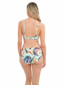 Outlet 👏 Fantasie 👙 Bikinis Paradiso Floral Wired Scoop Neck 👙 Bikini Top 💯 -Women's Holiday Shop Sales SD 10 T13 2609 E4 X EC 2
