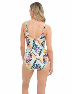 Wholesale 😍 Fantasie 🩱 Swimsuits Paradiso Printed Wired Twist Front Ruched 🩱 Swimsuit 👏 -Women's Holiday Shop Sales SD 10 T13 2611 E4 X EC 1