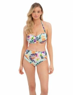 Top 10 💯 Fantasie 👙 Bikinis Paradiso Floral High Waisted 👙 Bikini Bottoms 🔥 -Women's Holiday Shop Sales SD 10 T13 2613 E4 X EC 1