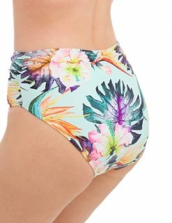 Top 10 💯 Fantasie 👙 Bikinis Paradiso Floral High Waisted 👙 Bikini Bottoms 🔥 -Women's Holiday Shop Sales SD 10 T13 2613 E4 X EC 3