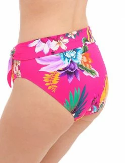 Brand new ⌛ Fantasie 👙 Bikinis Halkidiki Floral Print High Waisted 👙 Bikini Bottoms 🤩 -Women's Holiday Shop Sales SD 10 T13 2616 A4 X EC 3