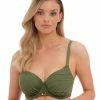 Outlet 🛒 Fantasie 👙 Bikinis Beach Waves Wired Scoop Neck 👙 Bikini Top 😀
