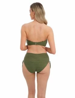 Budget 👏 Fantasie 👙 Bikinis Beach Waves Wired Padded Bandeau 👙 Bikini Top ✨ -Women's Holiday Shop Sales SD 10 T13 2667 JR X EC 2