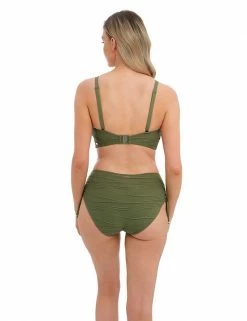 Budget 👏 Fantasie 👙 Bikinis Beach Waves Wired Padded Bandeau 👙 Bikini Top ✨ -Women's Holiday Shop Sales SD 10 T13 2667 JR X EC 6