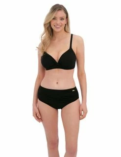 Hot Sale ⌛ Fantasie 👙 Bikinis Textured High Waisted 👙 Bikini Bottoms ✔️ -Women's Holiday Shop Sales SD 10 T13 4345 Y0 X EC 1